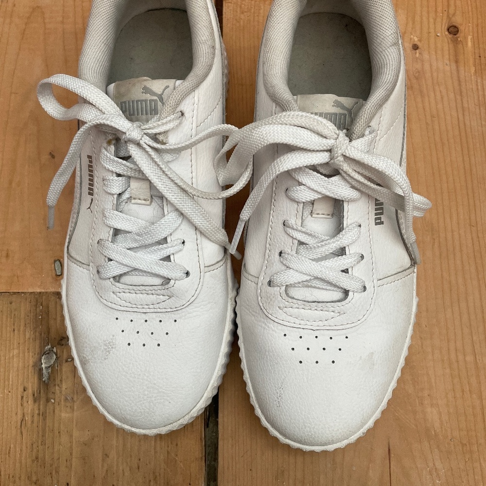 White Puma sneakers